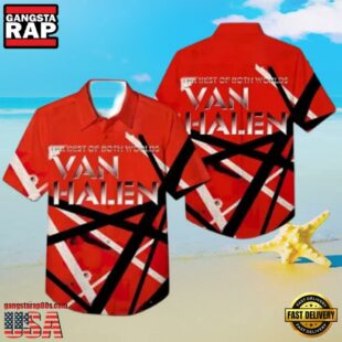 Van Halen Rock Band The Best Of Both Worlds Hawaiian Shirt