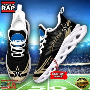 Vanderbilt Commodores NCAA Custom Max Soul Shoes Sneakers