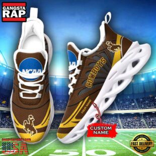 Wyoming Cowboys NCAA Custom Max Soul Shoes Sneakers