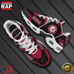 Alabama Crimson Tide Tn Shoes Personalized Your Name, Football Team Shoes