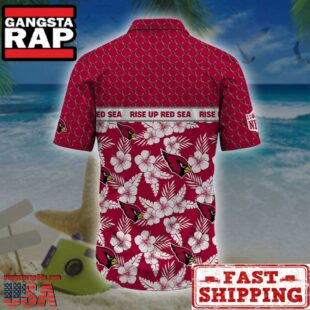 Arizona Cardinals NFL Palm Leaves Hawaiian Shirt