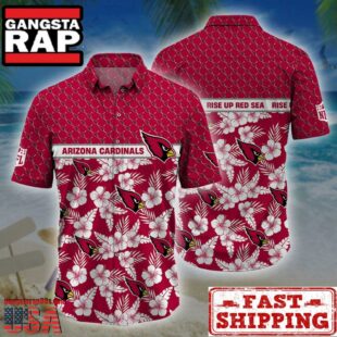 Arizona Cardinals NFL Palm Leaves Hawaiian Shirt