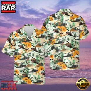 Army Bell Ah-1 Cobra Hawaiian Shirt