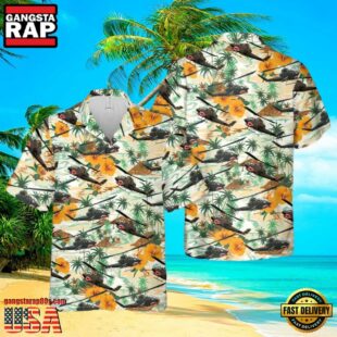 Army Bell Ah-1 Cobra Hawaiian Shirt