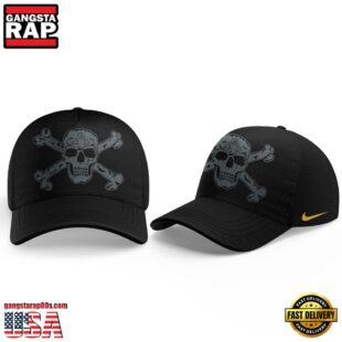 Army Black Knights Skull Black Baseball Cap