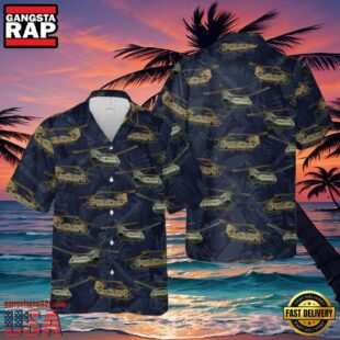 Army Ch-47 Chinook Hawaiian Shirt