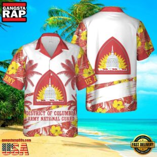 Army District Of Columbia Army National Guard Hawaiian Shirt