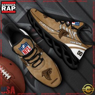 Atlanta Falcons NFL Clunky Shoes For Fans Custom Name And Number