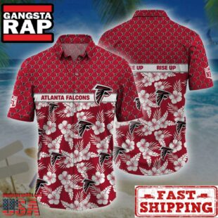 Atlanta Falcons NFL Palm Leaves Hawaiian Shirt