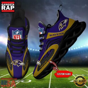 Baltimore Ravens NFL Limited New Design Max Soul Shoes