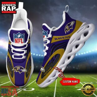 Baltimore Ravens NFL Limited New Design Max Soul Shoes