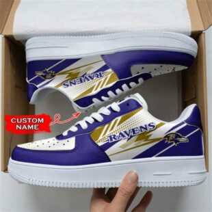 Baltimore Ravens NFL Personalized Air Force 1 Shoes