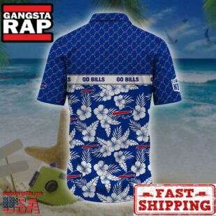 Buffalo Bills NFL Palm Leaves Hawaiian Shirt