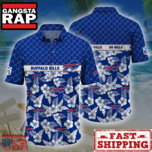 Buffalo Bills NFL Palm Leaves Hawaiian Shirt