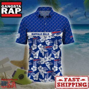 Buffalo Bills NFL Palm Leaves Hawaiian Shirt