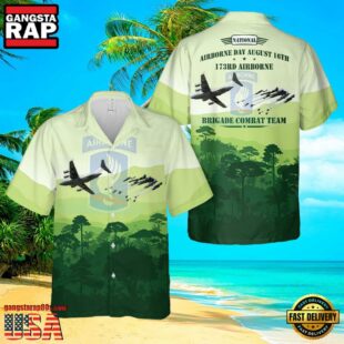 C-17 Aircraft Drops Equipment Hawaiian Shirt