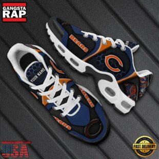 Chicago Bears Tn Shoes Personalized Your Name, Football Team Shoes