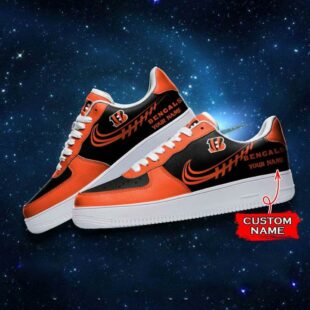 Cincinnati Bengals NFL Personalized Air Force Sneaker