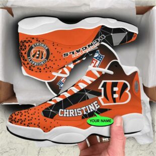 Cincinnati Bengals NFL Personalized Jordan 13 Shoes