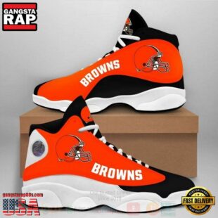 Cleveland Browns NFL Air Jordan 13 Shoes - Gift For Fans