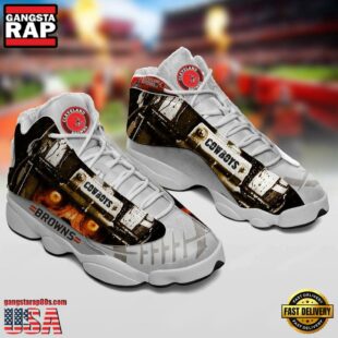 Cleveland Browns NFL Ver 5 Air Jordan 13 Sneaker - Gift For Fans