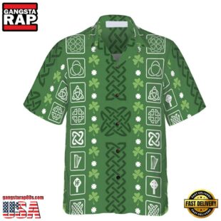 Collection Of Celtic Irish Happy St Patrick'S Day Hawaiian Shirt