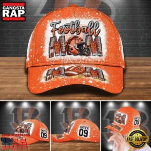 Custom Name And Number Cincinnati Bengals NFL Football Mom Baseball Cap