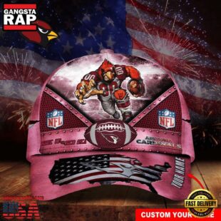 Custom Name Arizona Cardinals NFL Super Bowl LIX Baseball Cap