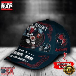 Custom Name Houston Texans NFL Mascot Damn Right Football Team Baseball Cap