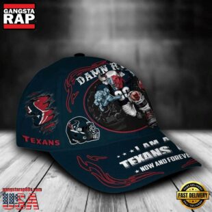 Custom Name Houston Texans NFL Mascot Damn Right Football Team Baseball Cap