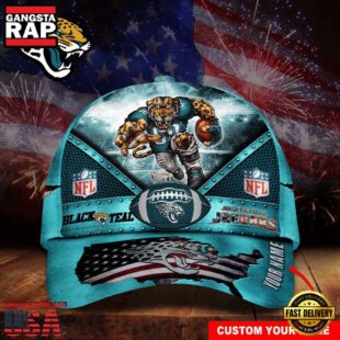 Custom Name Jacksonville Jaguars NFL Super Bowl LIX Baseball Cap