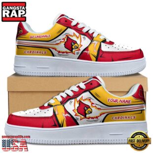 Custom Name Louisville Cardinals Air Force 1 Shoes