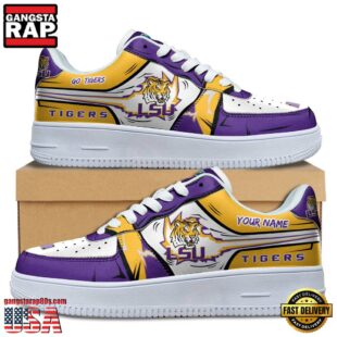 Custom Name LSU Tigers Air Force 1 Shoes