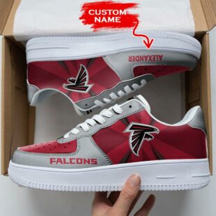 Custom Name NFL Atlanta Falcons Custom Air Force 1 Shoes For Fans