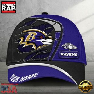 Custom Name NFL Baltimore Ravens Baseball Classic Cap