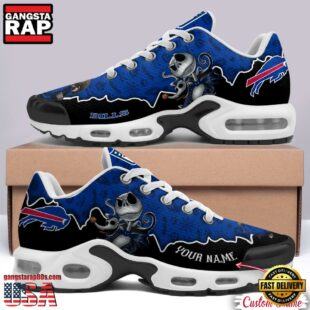 Custom Name NFL Buffalo Bills Jack Skellington Air Max Plus Shoes