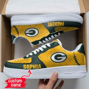 Custom Name NFL Green Bay Packers Air Force 1