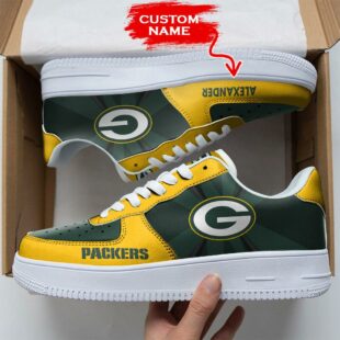 Custom Name NFL Green Bay Packers Custom Air Force 1 Shoes For Fans