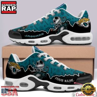 Custom Name NFL Jacksonville Jaguars Jack Skellington Air Max Plus Shoes