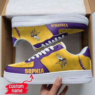 Custom Name NFL Minnesota Vikings Air Force 1