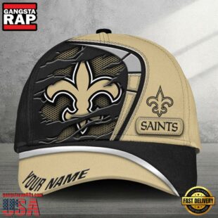 Custom Name NFL New Orleans Saints Baseball Classic Cap