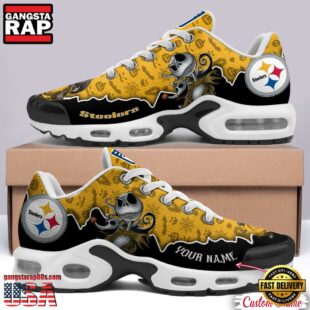 Custom Name NFL Pittsburgh Steelers Jack Skellington Air Max Plus Shoes