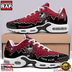 Custom Name NFL Tampa Bay Buccaneers Jack Skellington Air Max Plus Shoes