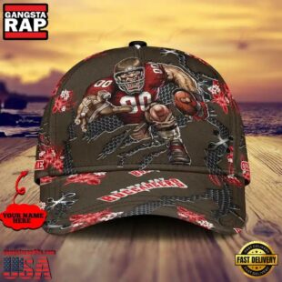 Custom Name NFL Tampa Bay Buccaneers Mascot Football Baseball Cap