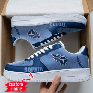 Custom Name NFL Tennessee Titans Air Force 1