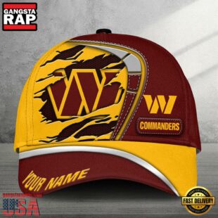 Custom Name NFL Washington Commanders Baseball Classic Cap