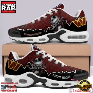 Custom Name NFL Washington commanders Jack Skellington Air Max Plus Shoes