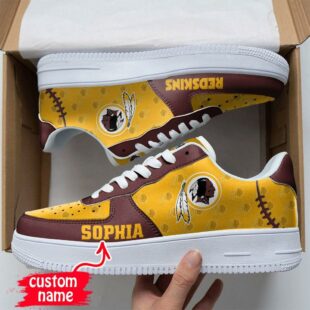 Custom Name NFL Washington Redskins Air Force 1