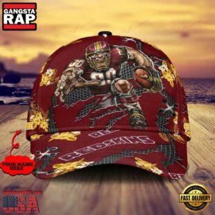 Custom Name NFL Washington Redskins Mascot Football Baseball Cap