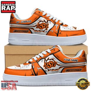 Custom Name Oklahoma State Cowboys Air Force 1 Shoes